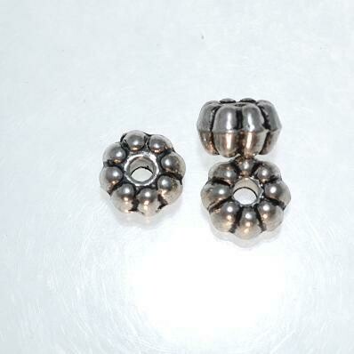 Metallperlen 5x7mm / 20 Stück