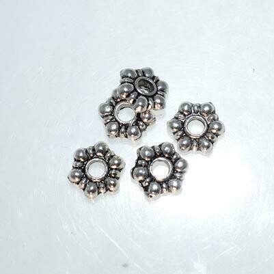 Metallperlen 3x8mm / 20 Stück