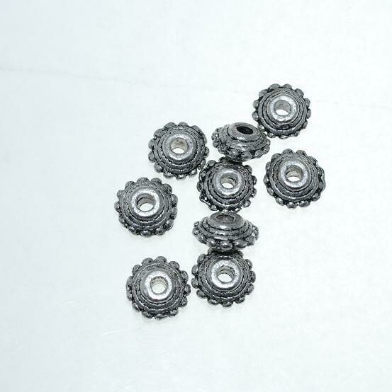 Metallperlen 5x11mm / 10 Stück