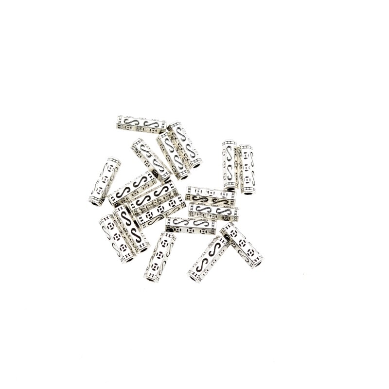 20x Metallröhrchen  10x3 mm