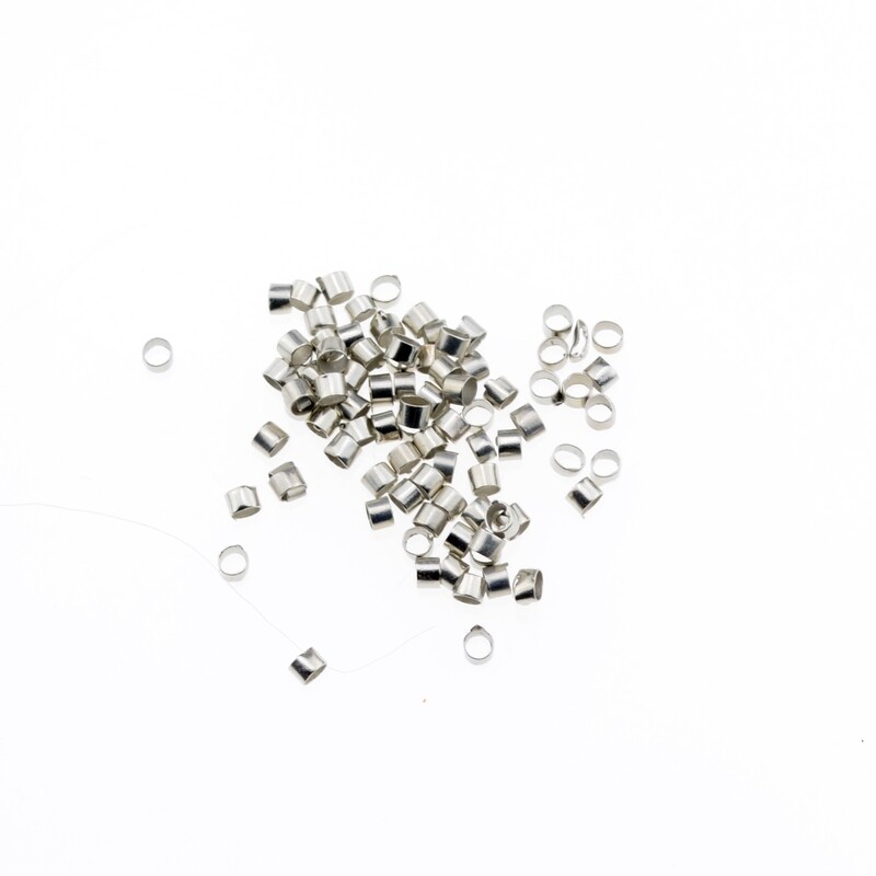 100x Metallröhrchen 2mm