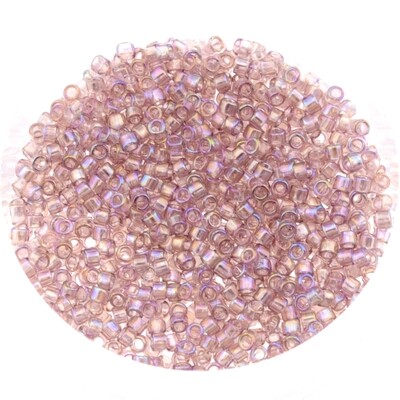 Japanische Zylinderperlen Toho Treasure Transparent-Rainbow Light Amythist 1,8mm/ 5g