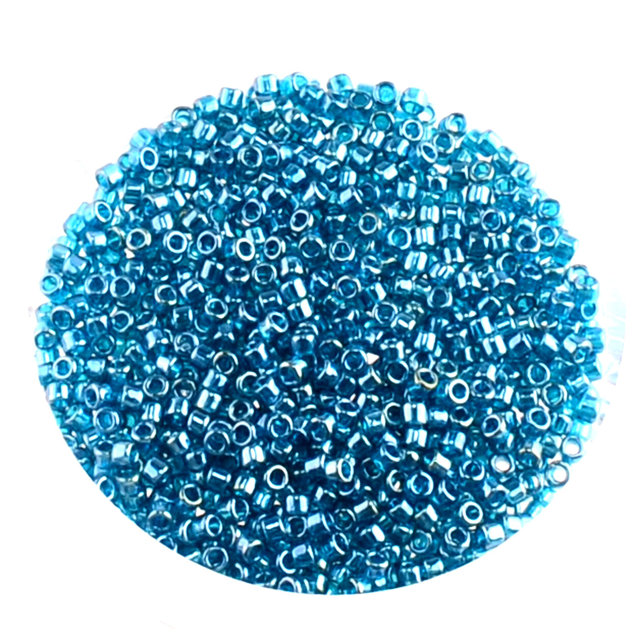 Japanische Zylinderperlen Toho Treasure Transparent Lusted Teal / Col. 108BD/ 1,8mm /5g