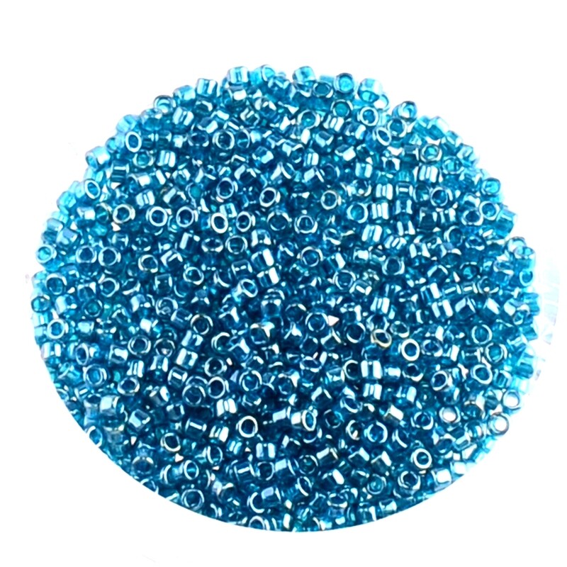 Japanische Zylinderperlen Toho Treasure Transparent Lusted Teal / Col. 108BD/ 1,8mm /5g
