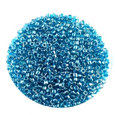 Japanische Zylinderperlen Toho Treasure Transparent Lusted Teal / Col. 108BD/ 1,8mm /5g