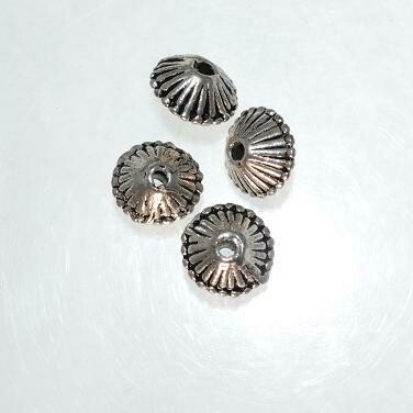 Metallperlen 5x8mm / 18 Stück