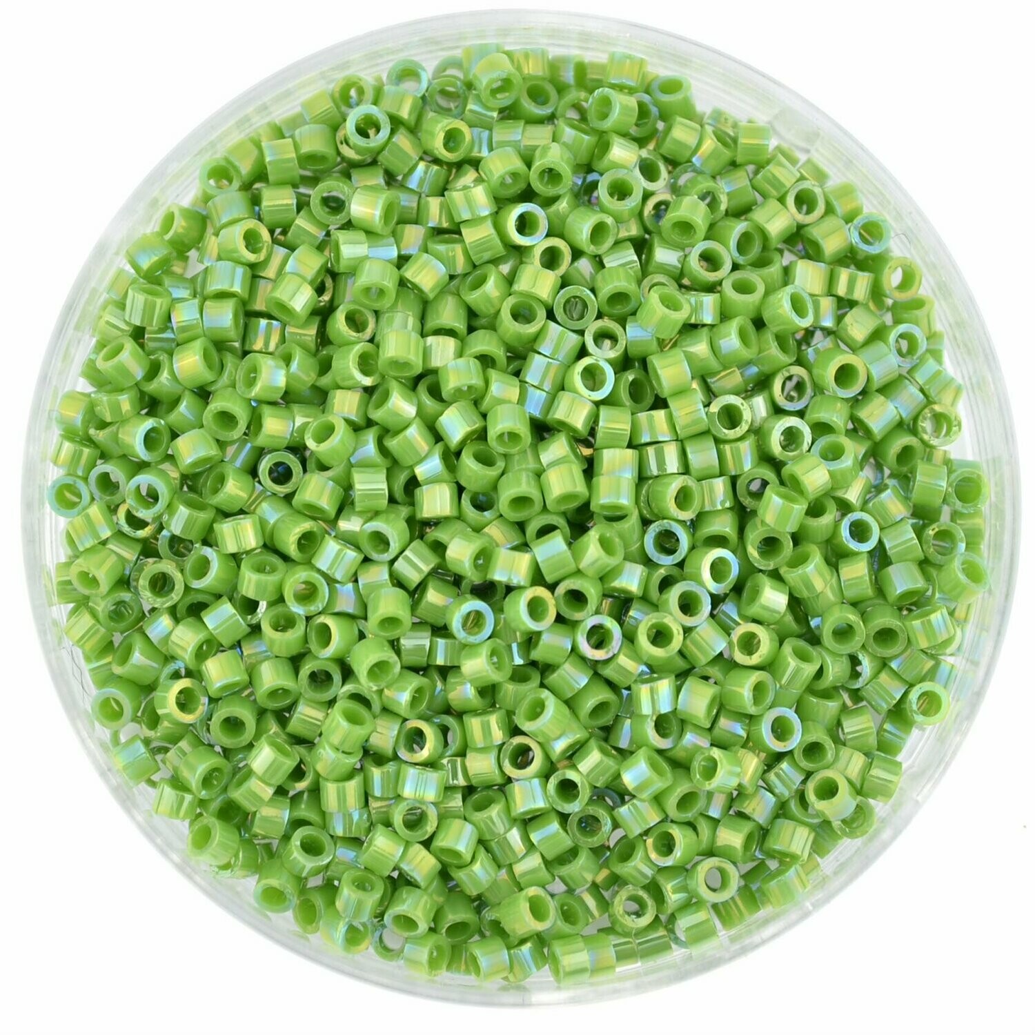 Japanische Zylinderperlen TohoTreasure Opaque-Lusted Mint Green 1,8mm/ 5g