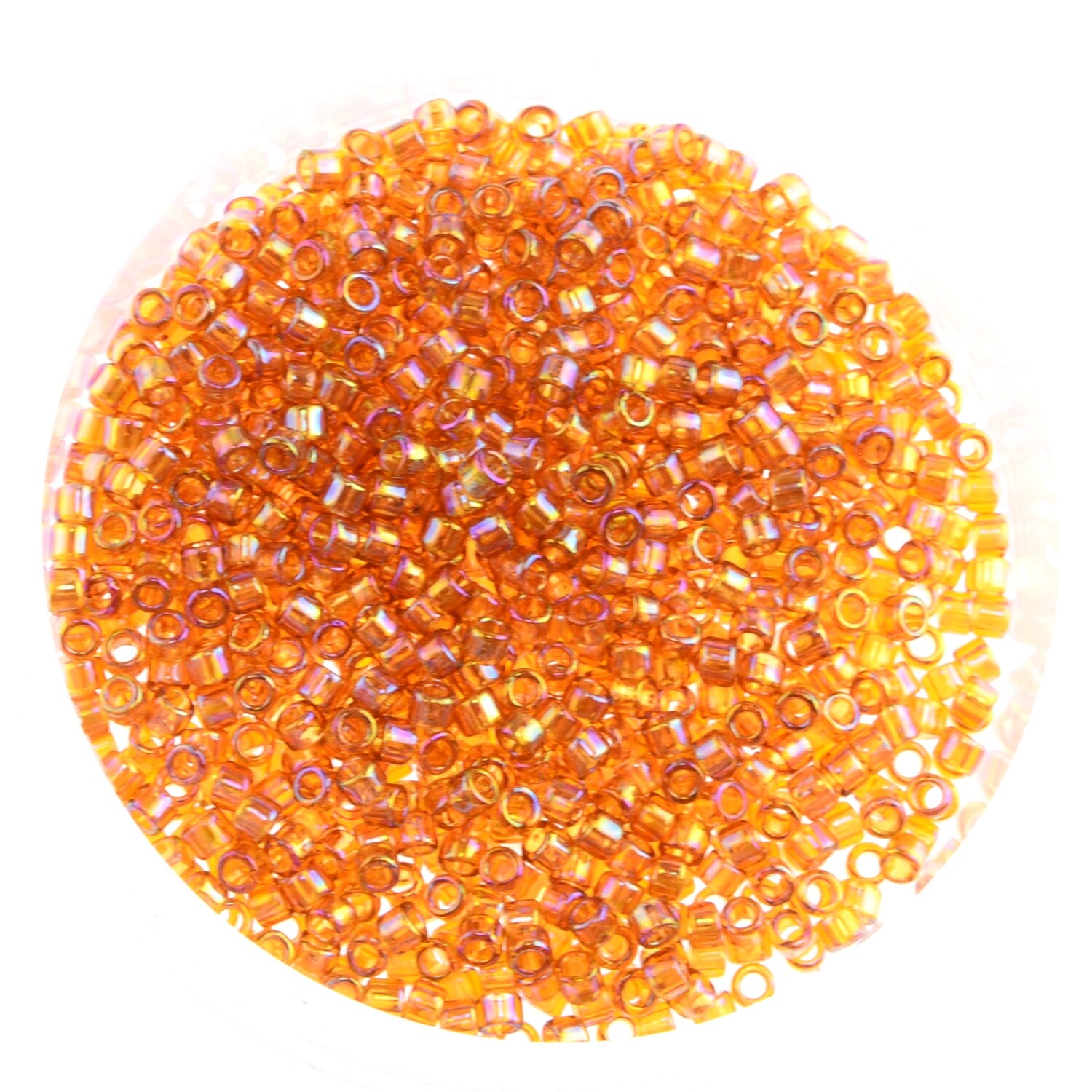 Japanische Zylinderperlen Toho Treasure Transparent Rainnbow Topaz 1,8mm / 5g