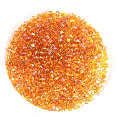 Japanische Zylinderperlen Toho Treasure Transparent Rainnbow Topaz 1,8mm / 5g
