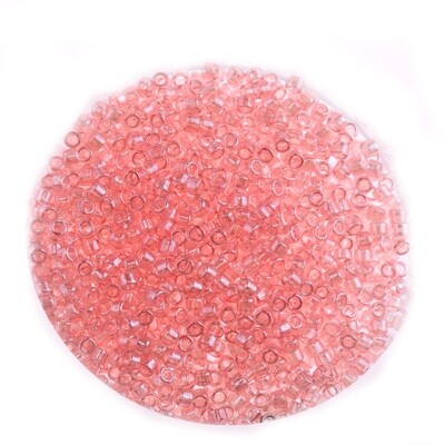 Japanische Zylinderperlen Toho Treasure Transparent Lusted Rose 1,8mm / 5g