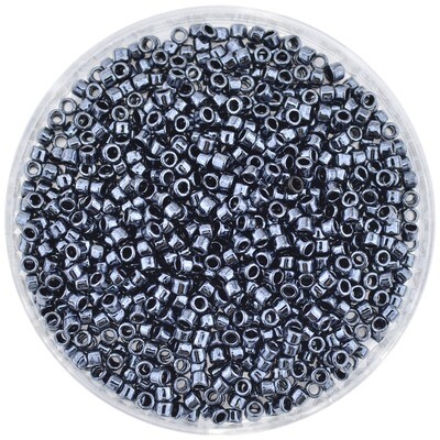 Japanische Zylinderperlen Toho Treasure metallic hematite Color 81 / 1,8mm / 5g Japanische Zylinderperlen Toho Treasure metallic hematite Color 81 / 1,8mm / 5g