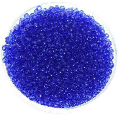 Japanische Rocailles Toho 2,1mm rund Nr.11 transparent cobalt / 20g