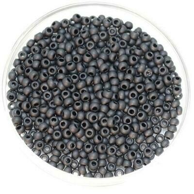 Hochwertige japanische Rocailles Toho 2,1mm rund Nr.11 matte opaque gray Color 611 / 10g Hochwertige japanische Rocailles Toho 2,1mm rund Nr.11 matte opaque gray Color 611 / 10g