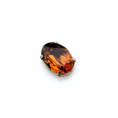 Kristall-Elements Fancy Stone 4120 18x13mm  in der Fassung / 1 Stück