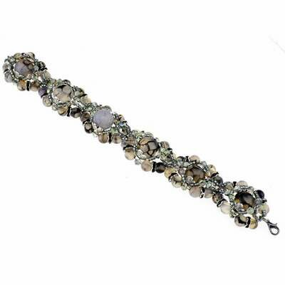 Armband mit Achat-Steinen Vintage-Style