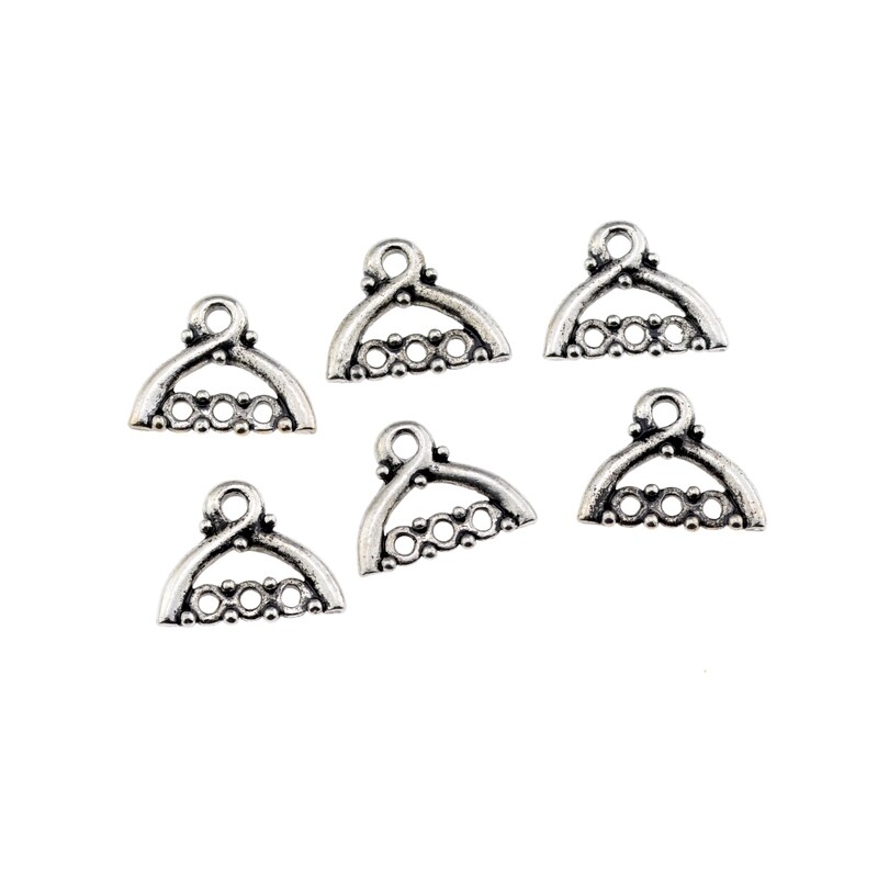 6x Zwischenteil ca 12x15mm Verbinder