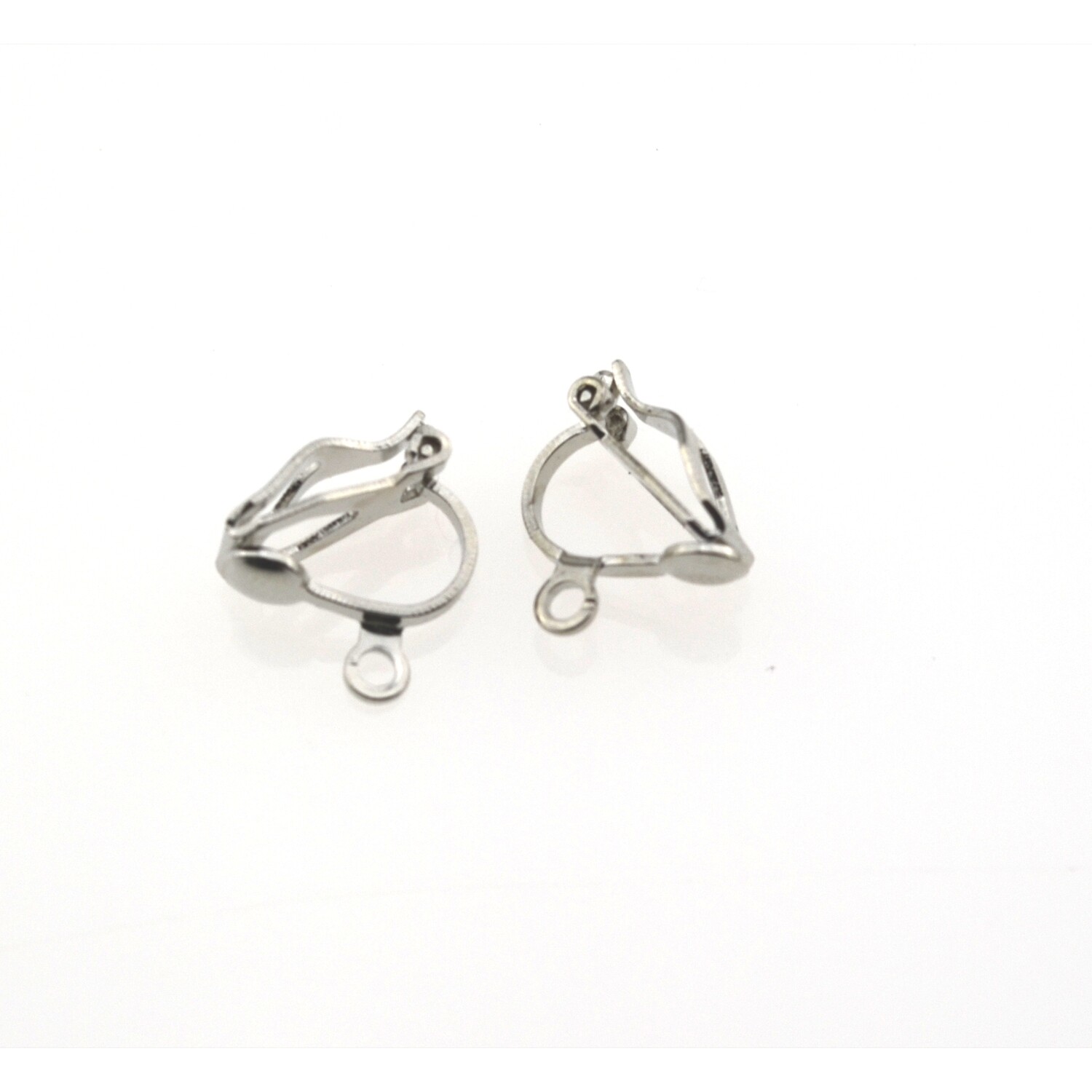 Ohrclips mit Öse ca.13mm / 2 Stück