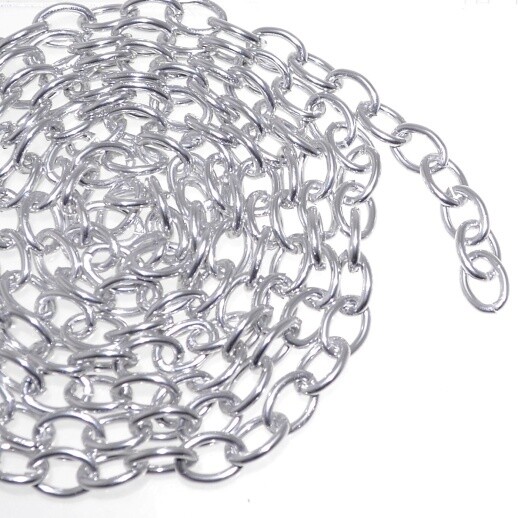 Aluminium kette Stärke ca.4,5mm / 1m