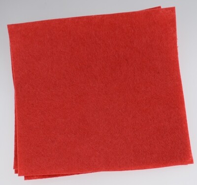 Filz Bastelfilz 1mm dünn hart 150x150mm rot / 1 Stück Filz Bastelfilz 1mm dünn hart 150x150mm rot / 1 Stück