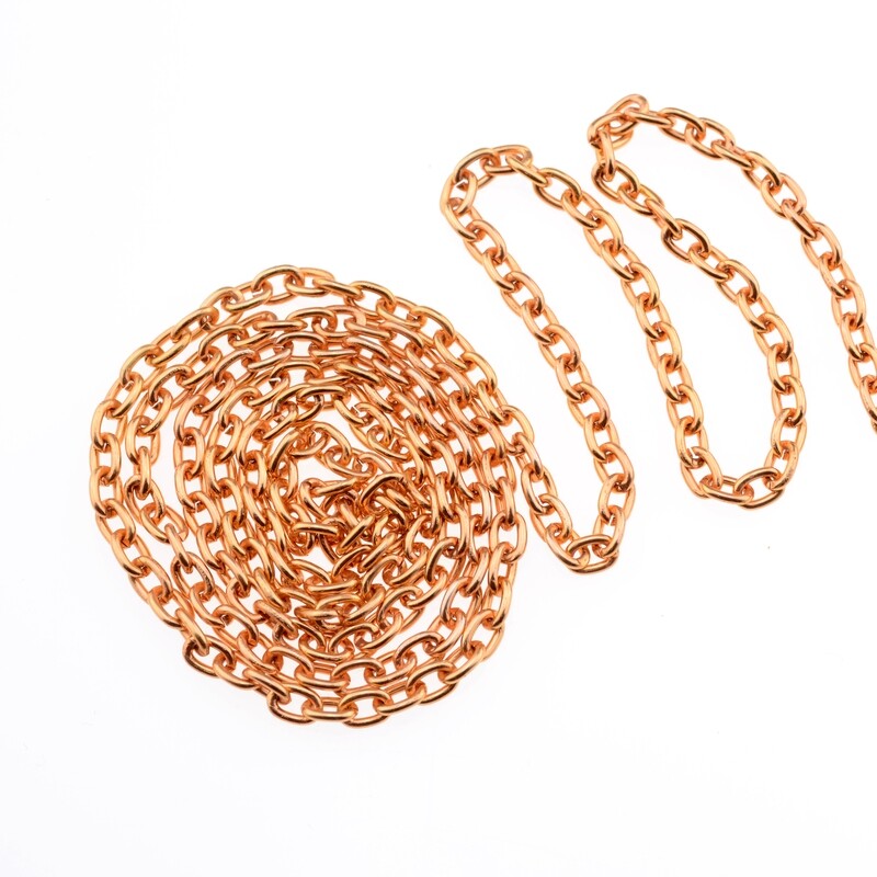 Kette kupfer ca.3mm / gute Qualität / 1m