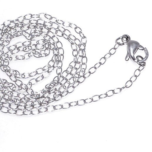 Edelstahl Kette sehr fein und schön 2.5x2x0.3mm / ca. 50cm