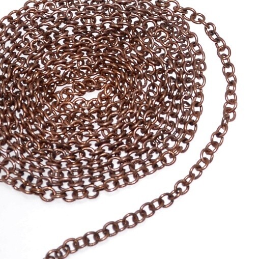 Kette kupfer ca.2mm Stark / gute Qualität / 1m