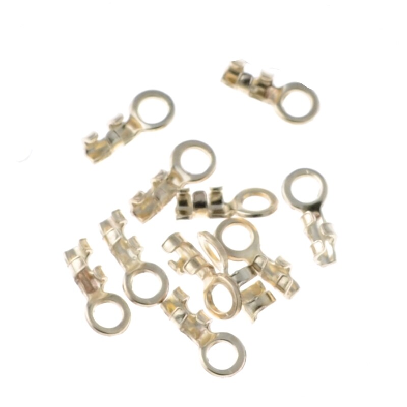 Endstücke für Draht 1mm silber 925 / 12 Stück