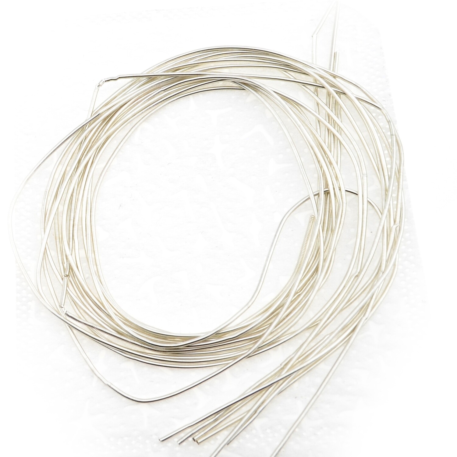 Weich French Wire 1mm, französischer Draht, Boullondraht silber/ 30cm