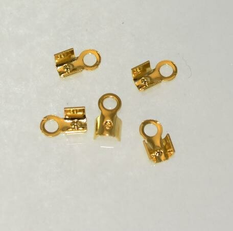 18x Endstücke vergoldet 2,6mm