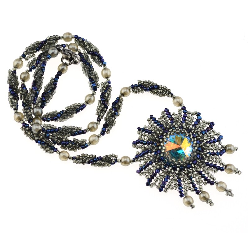 47.Bastelidee / Rocailles Kette selber machen Anleitung + Zubehör