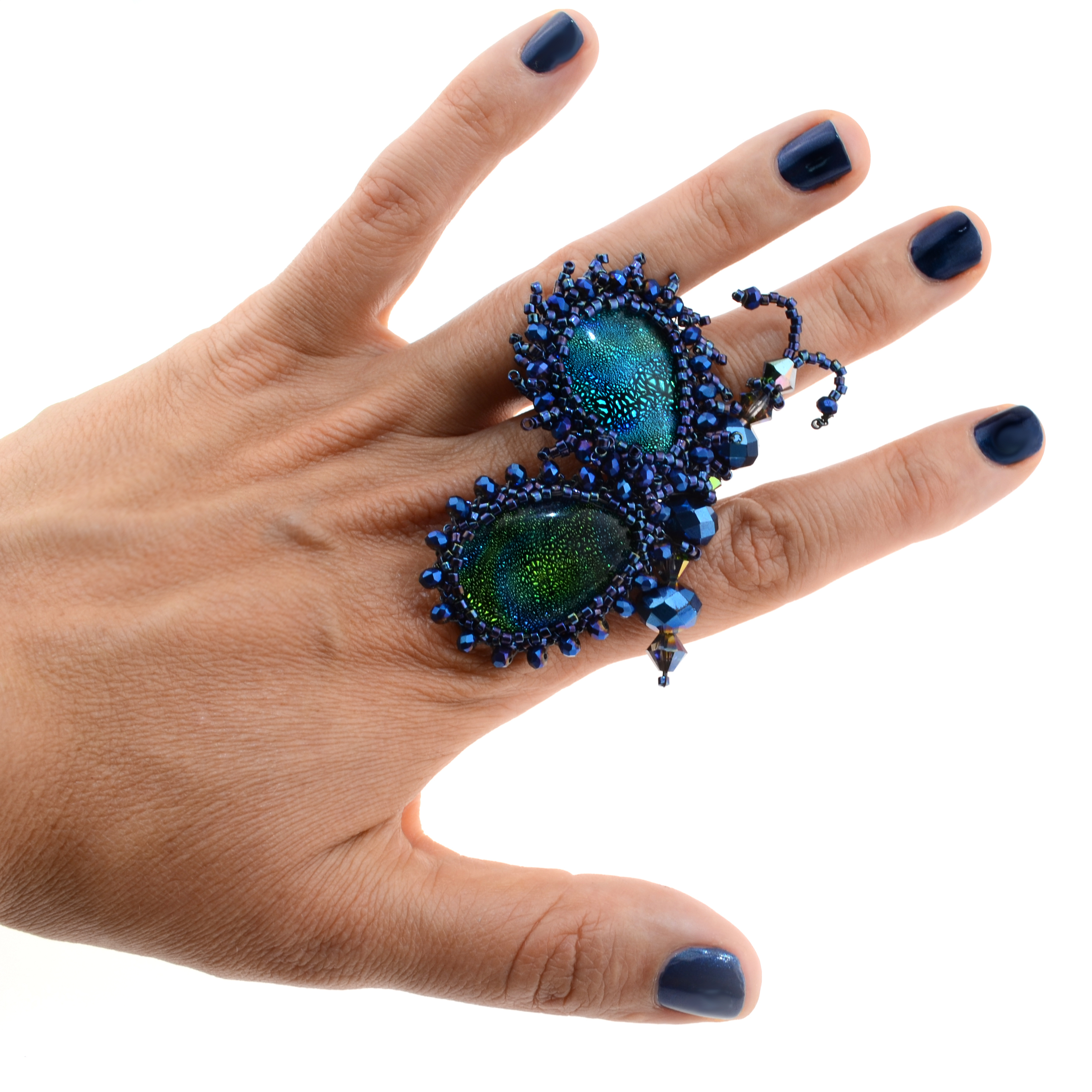 745. Schmuckherstellungs Set  Schmetterling / Brosche  selber machen DIY Kit mit Perlen + Anleitung + Zubehör