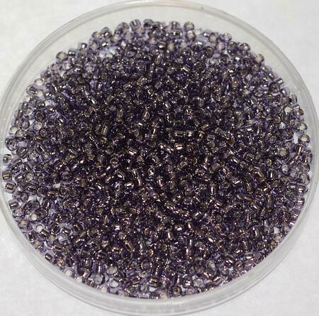 Hochwertige japanische Rocailles Toho 15/0 Silver Lined Tanzanite / 10 g