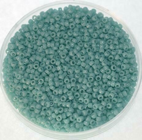 Hochwertige japanische Rocailles Toho 15/0 Opaque Turquoise / 10 g