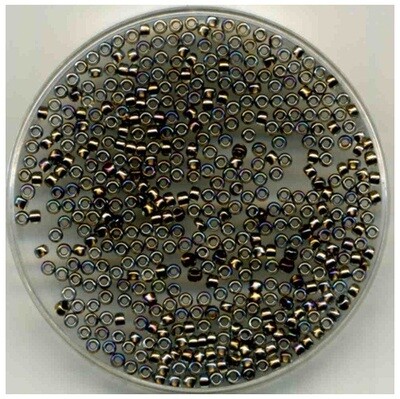 Toho 15/0 goldlined rainbow black diamond/ Color 999/ 10g Toho 15/0 goldlined rainbow black diamond/ Color 999/ 10g