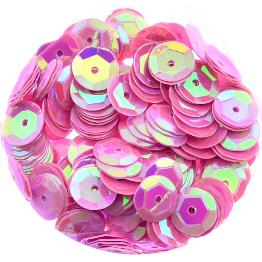 Pailletten rose  6mm / 15g - ca 1400 Stück