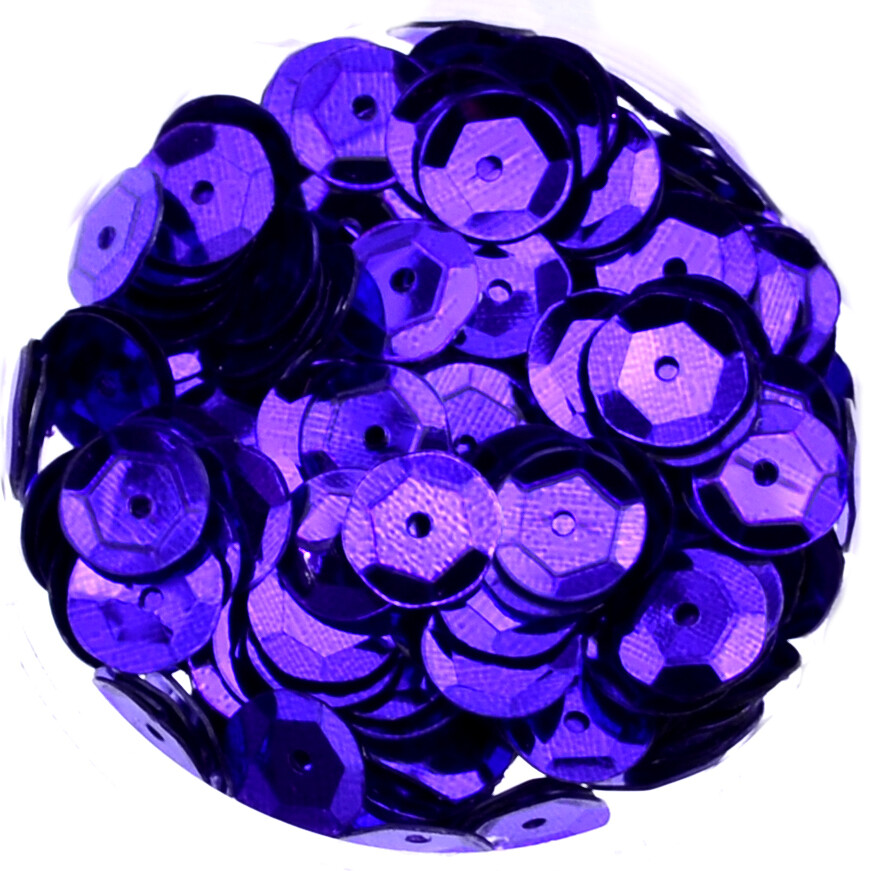 Pailletten lila 6mm / 15g - ca 1400 Stück