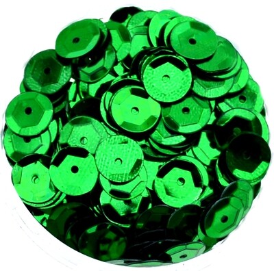 Pailletten grün 6mm / 15g - ca 1400 Stück