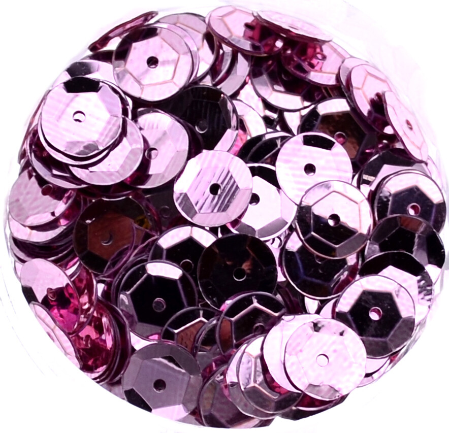 Pailletten rose 6mm / 15g - ca 1400 Stück