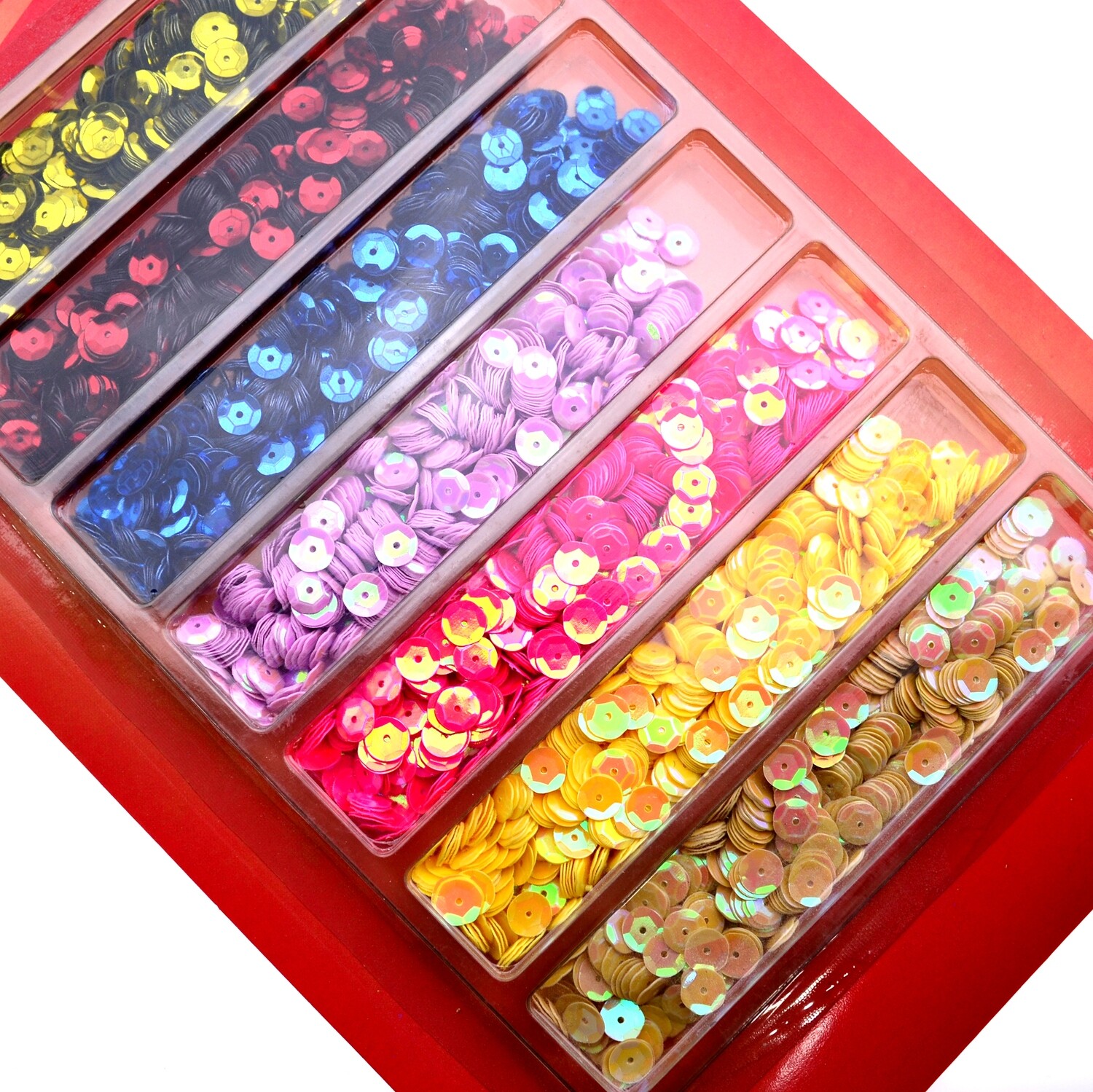 Pailletten Farben-mix  6mm / 50g