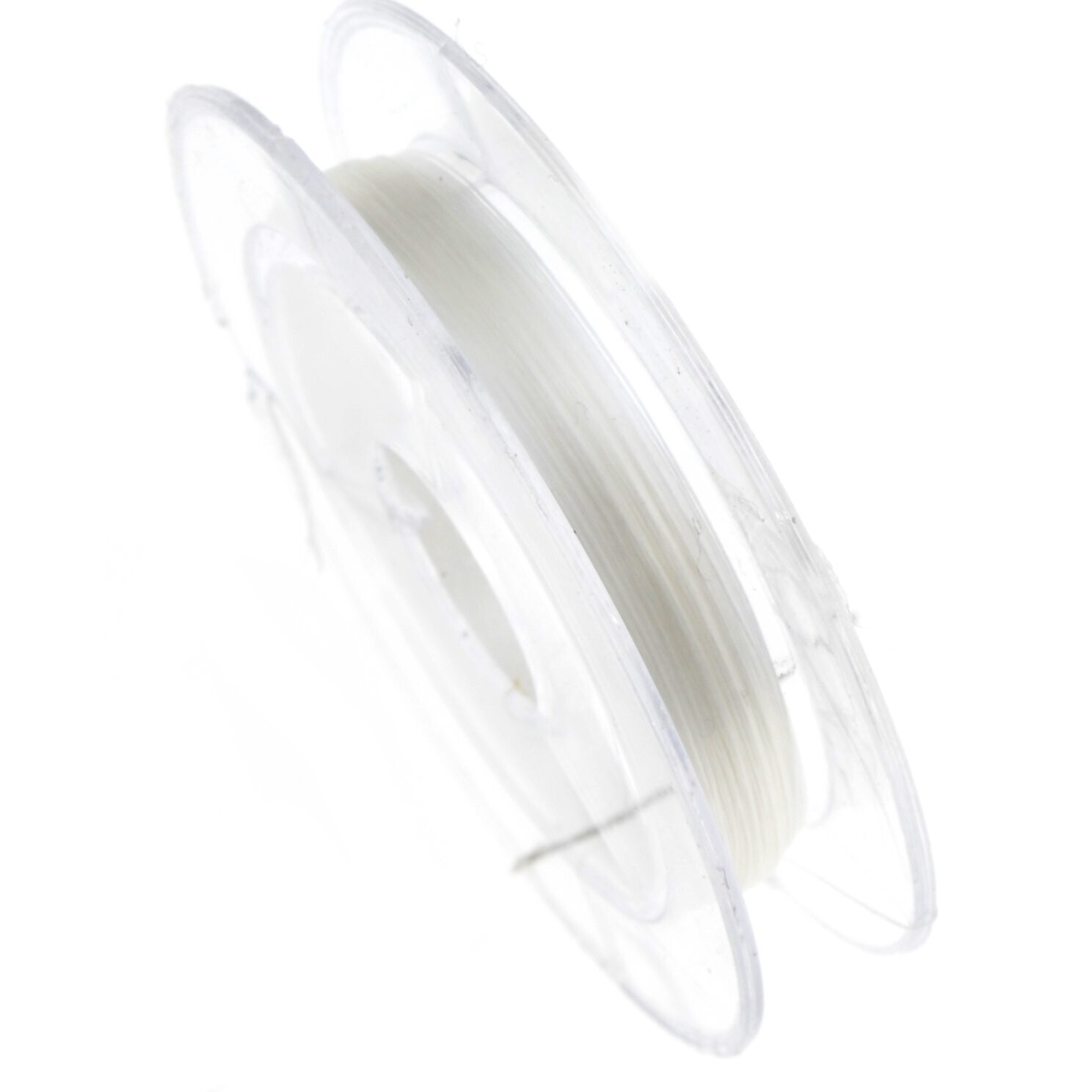 Elastischer Faden weiß 0,8mm /6m