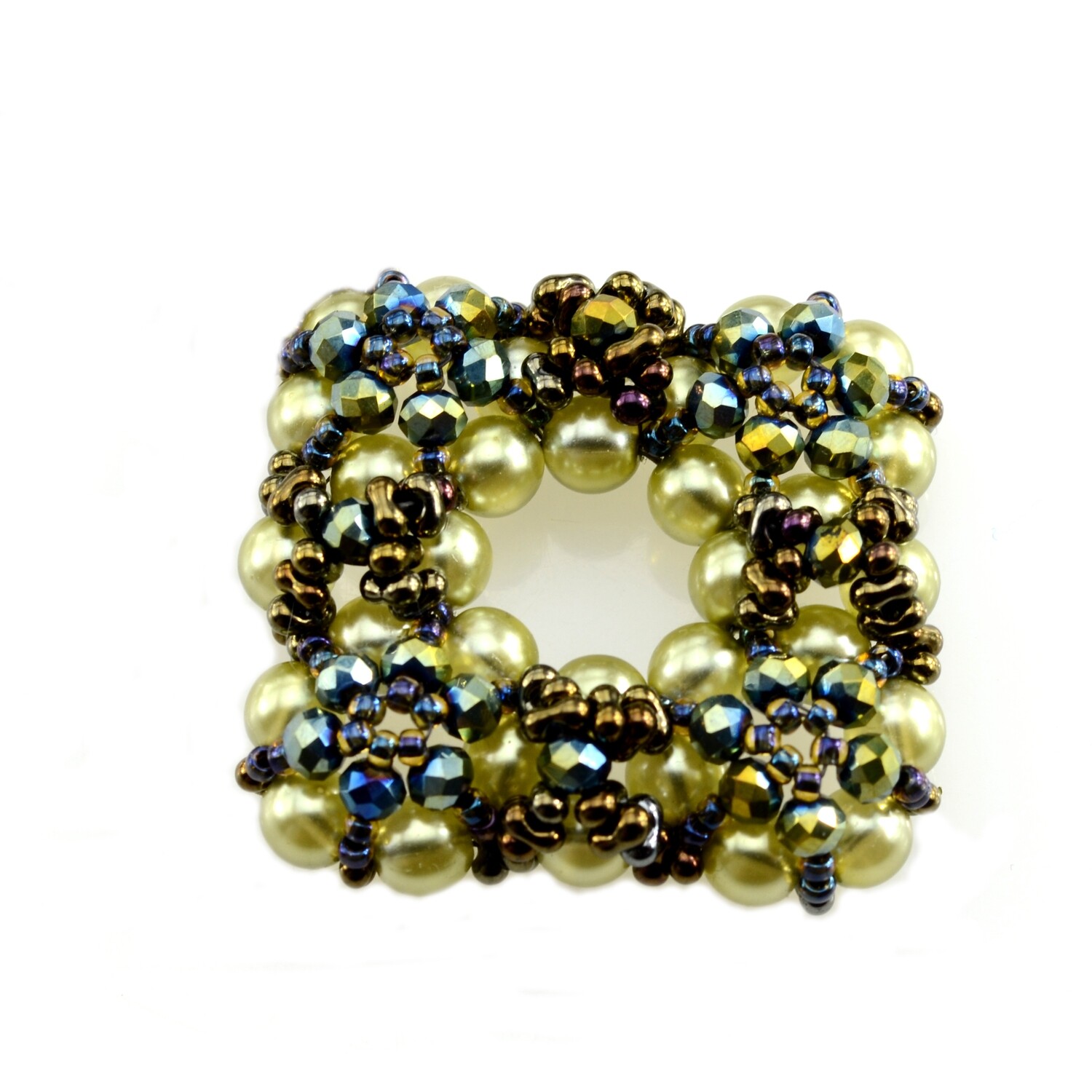 Schmuckherstellungs Set 909 / Schmuck selber machen / Set mit Perlen + Anleitung / grün