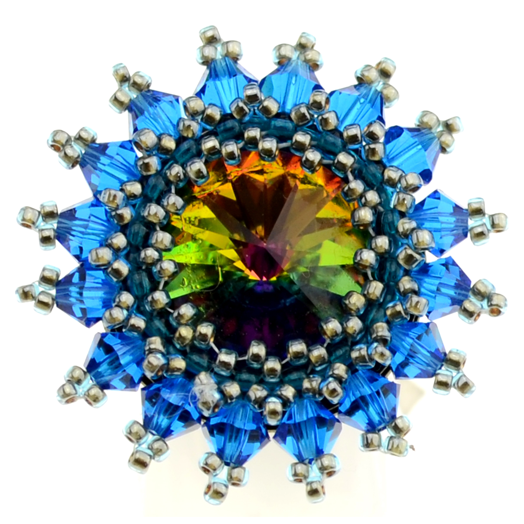 Schmuckherstellungs Set 90 / Perlenring selber machen DIY Kit mit Perlen + Anleitung + Zubehör