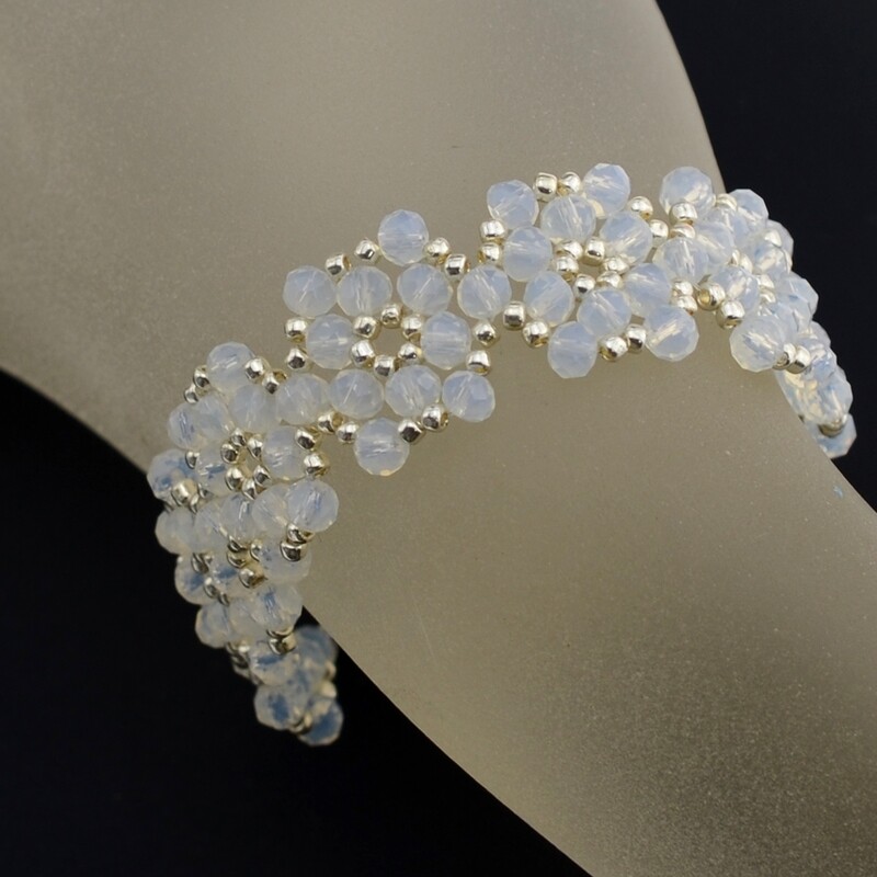 Schmuckherstellungs Set 917/ Perlenarmband selber machen DIY Kit mit Perlen + Anleitung + Zubehör