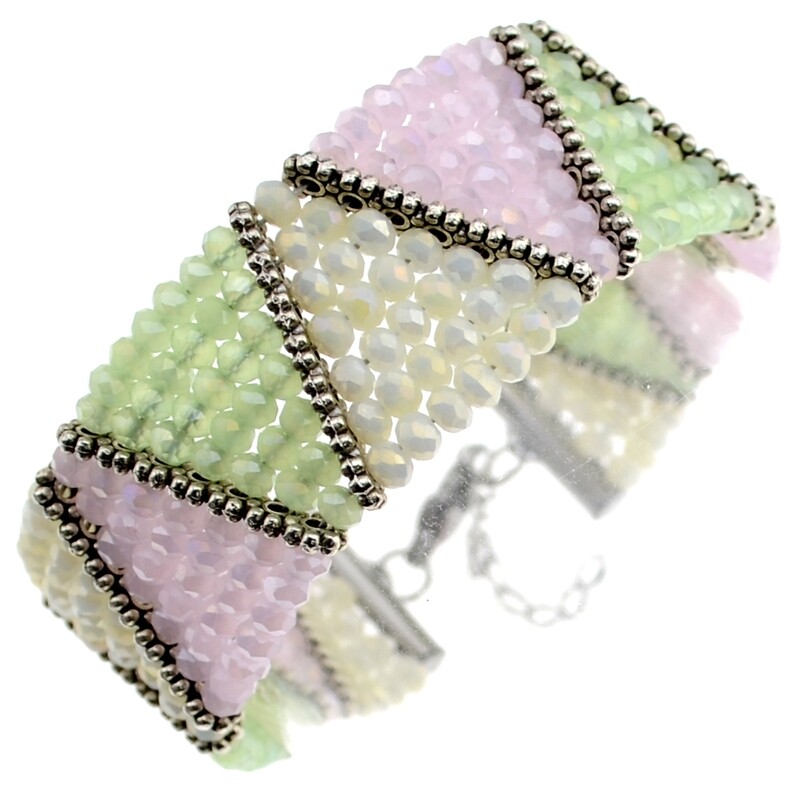 Schmuckherstellungs Set 918/ Perlenarmband selber machen DIY Kit mit Perlen + Anleitung + Zubehör