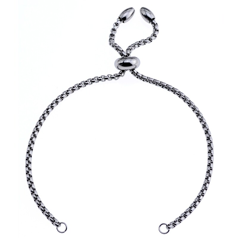 Armbandkette, Edelstahl 110x10mm