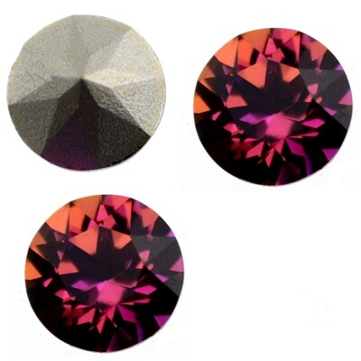 Hochwertige Crystal Glas Cabohon 10mm violet blue / 3 Stück Hochwertige Crystal Glas Cabohon 10mm violet blue / 3 Stück