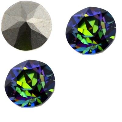 Hochwertige Crystal Glas Cabohon 10mm vitrail / 3 Stück Hochwertige Crystal Glas Cabohon 10mm vitrail / 3 Stück