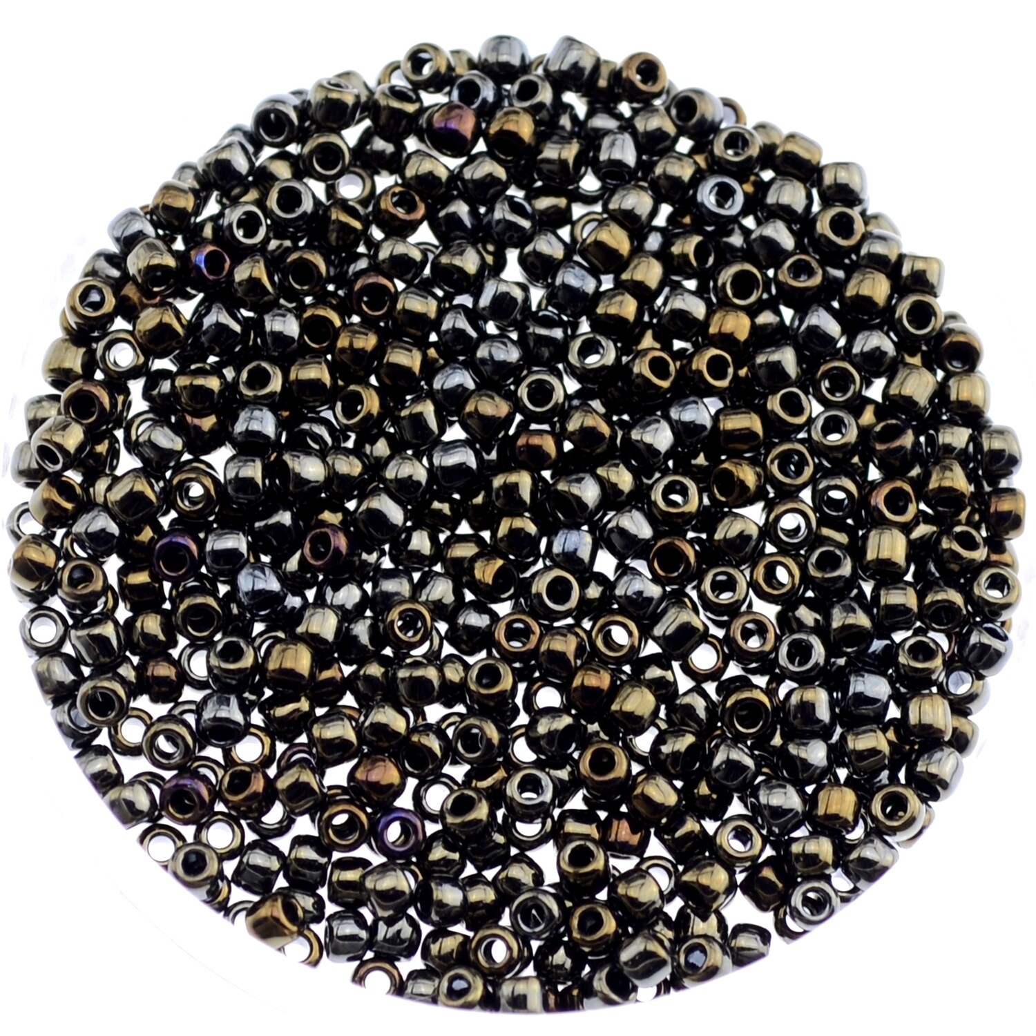 Japanische Rocailles Toho rund 2,1mm  Nr.11 / Color 83 / Metallic Iris Brown / 13g