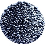 Japanische Rocailles Toho rund 2,1mm Nr.11 / Color 81 / Metallic Hematite / 13g