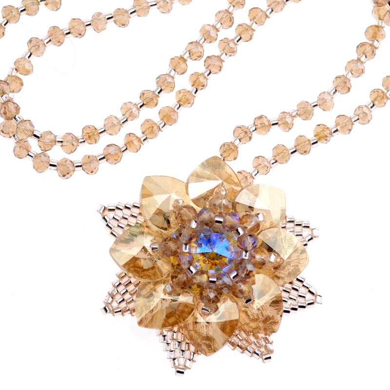 25. Kit mit Perlen, Anleitung und Zubehör / Schmuck selber machen / Anhänger